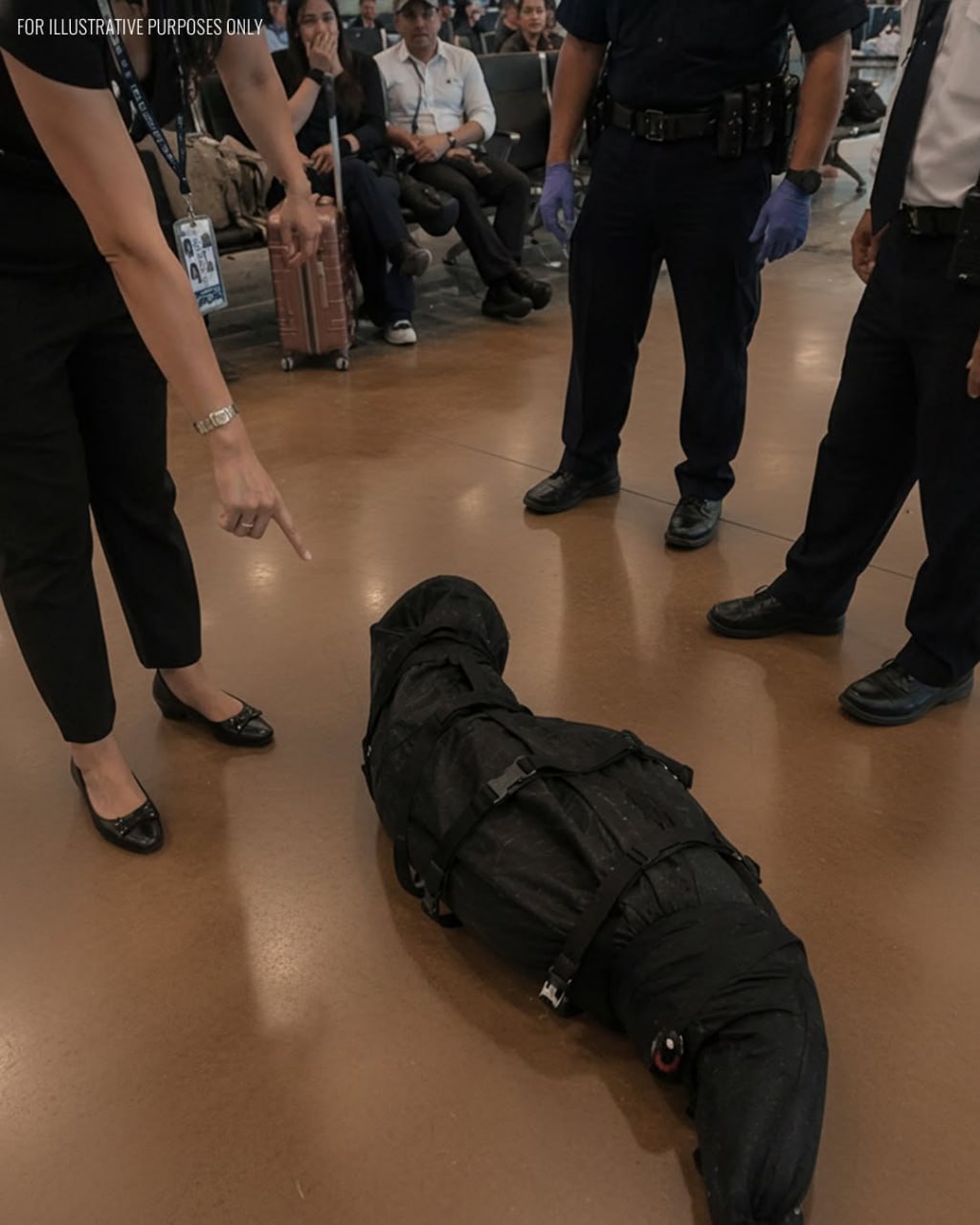 Ich hatte zugestimmt, die Tasche eines Fremden am Flughafen aufzubewahren, bereute es aber sofort, als die Sicherheitskräfte und die Polizei eintrafen.