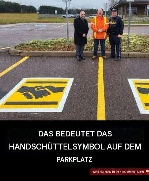 Auf einigen Parkplätzen ist ein neues Symbol zu sehen!