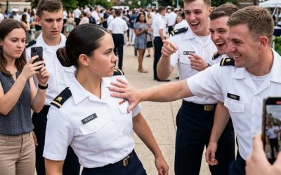 Sie lachten, als sie mich stießen. Sie lachten, als sie mich schwach nannten. Und später, als sich ein Video von dem Vorfall über die Akademie hinaus verbreitete, sah es einer der angesehensten Navy SEALs Amerikas. Zu diesem Zeitpunkt hatten die Menschen, die mich für ein leichtes Ziel hielten, bereits einen Fehler begangen, den sie nicht mehr rückgängig machen konnten.