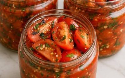 Koreanische Tomaten. Ihr Geschmack ist unvergleichlich und sie halten sich perfekt bis Neujahr!