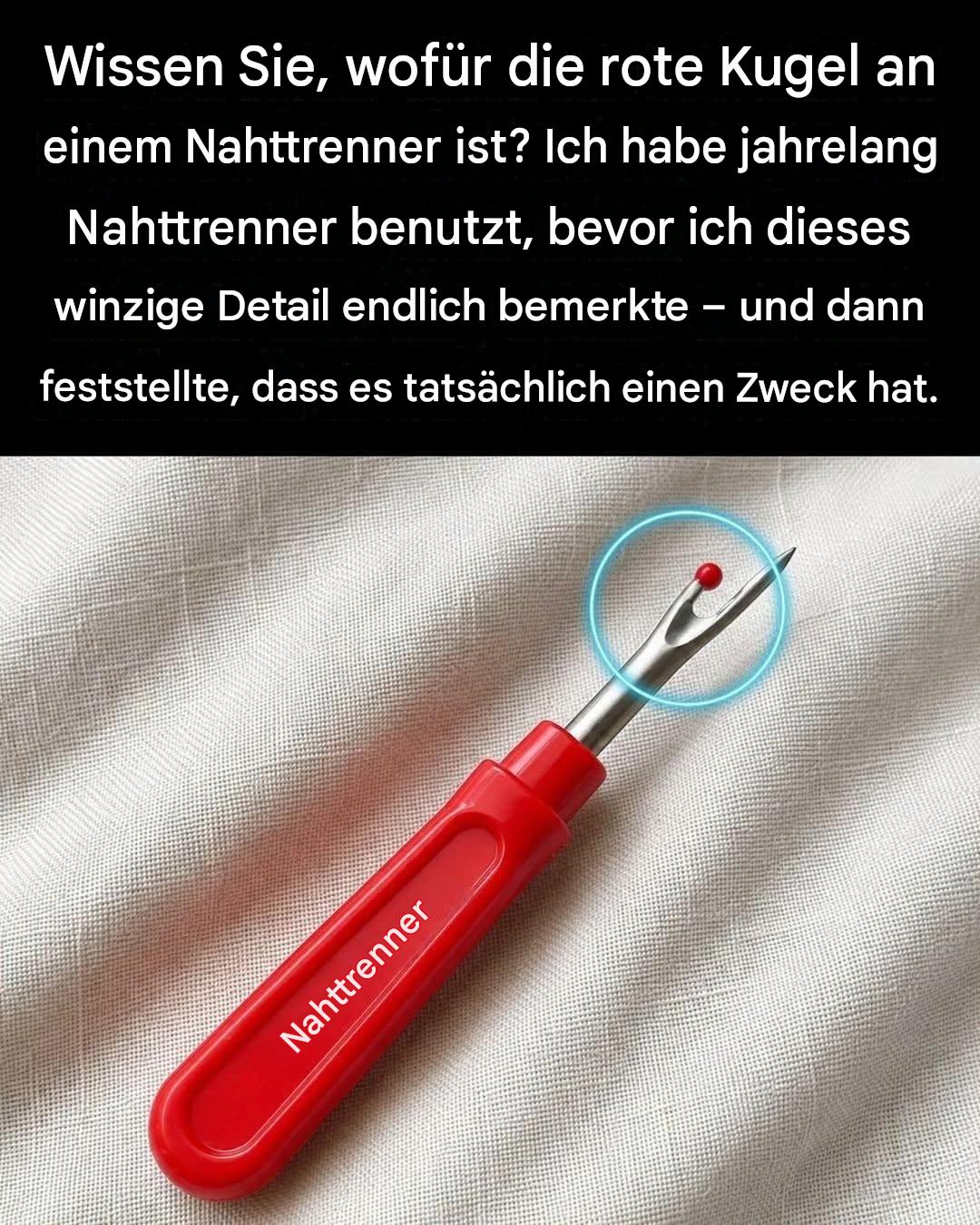 Wie man den Nahttrenner richtig benutzt